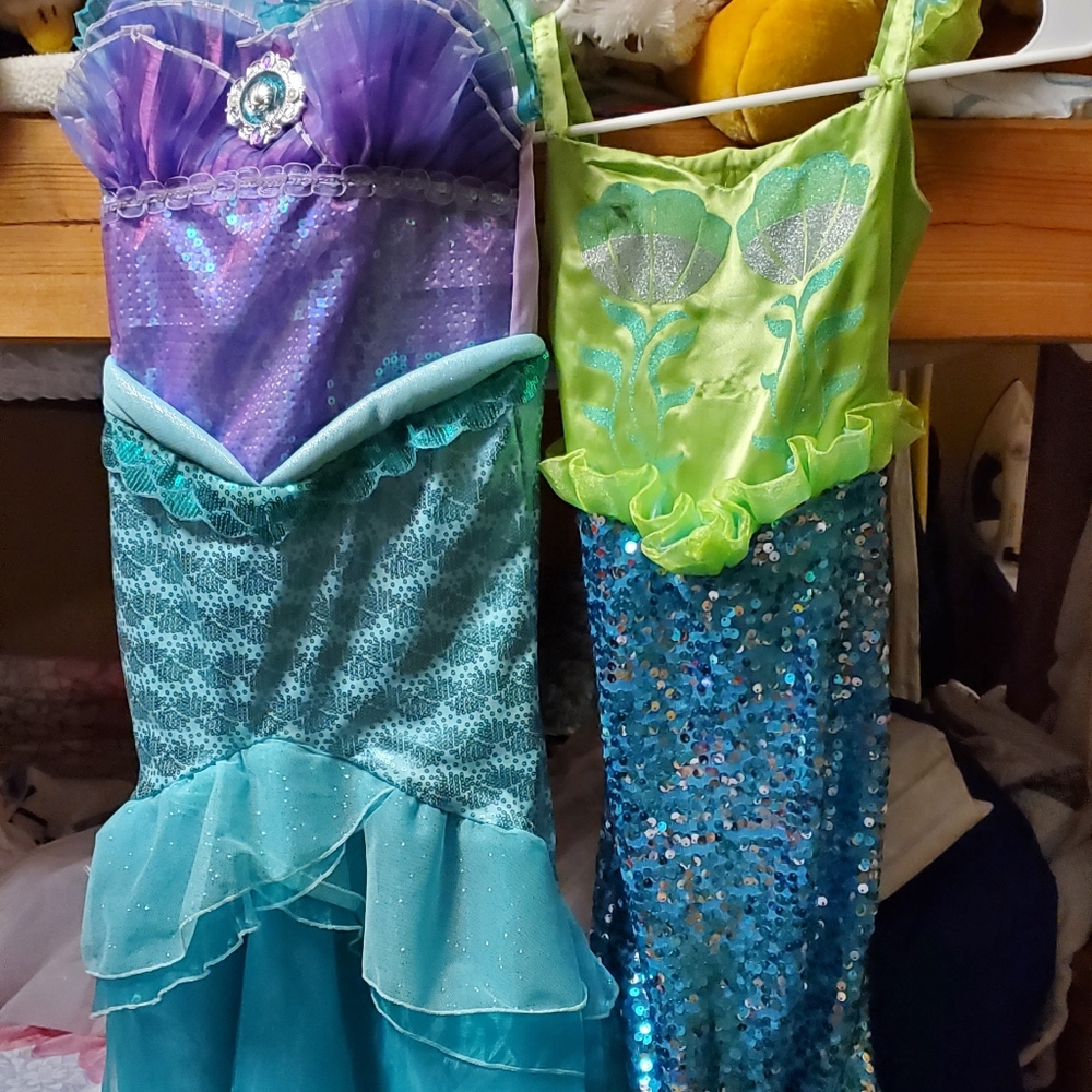 2 Lil Mermaid Dresses.